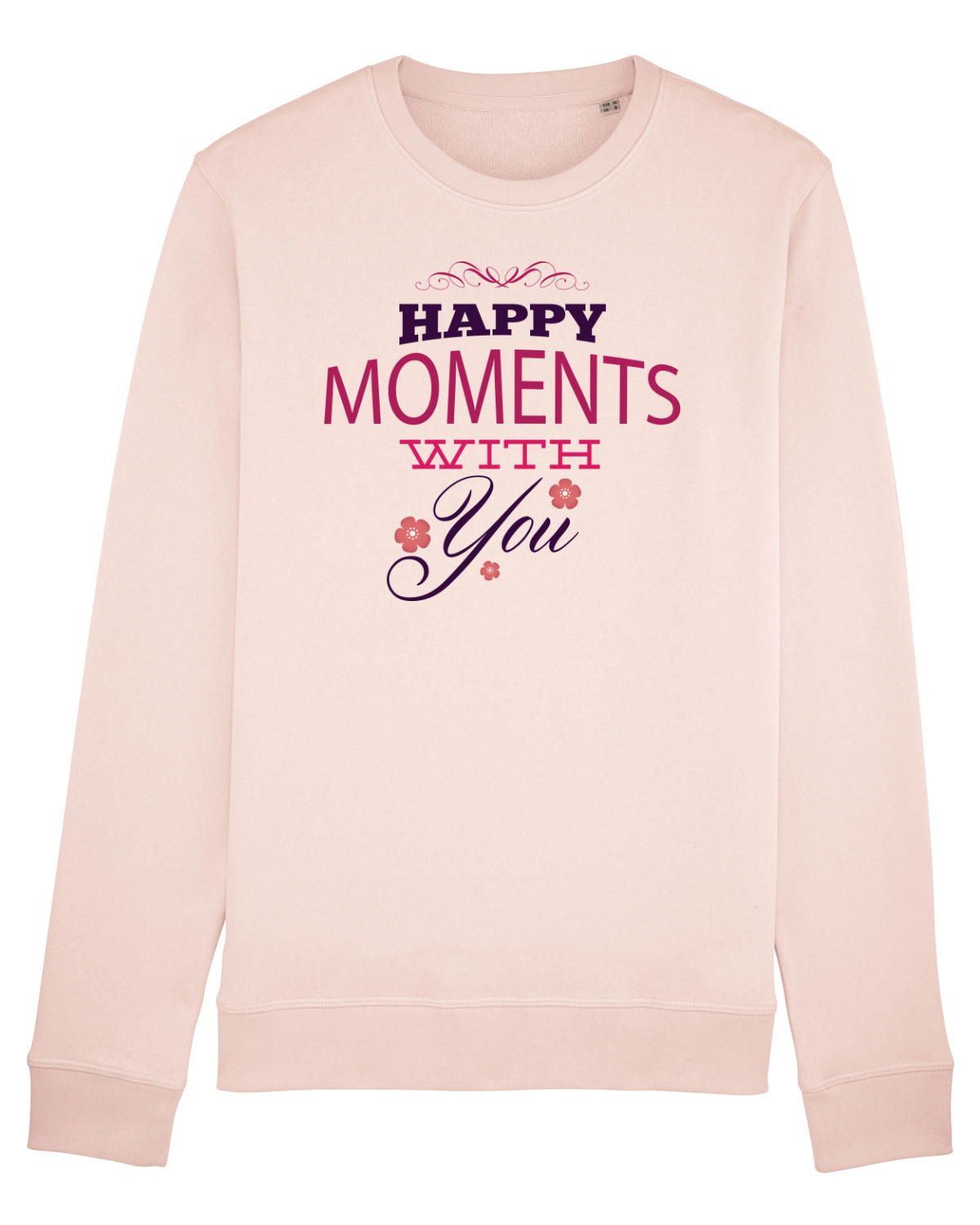Bluză mânecă lungă Unisex Rise Candy Pink