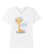 Girafa Tricou mânecă scurtă guler V Bărbat Presenter