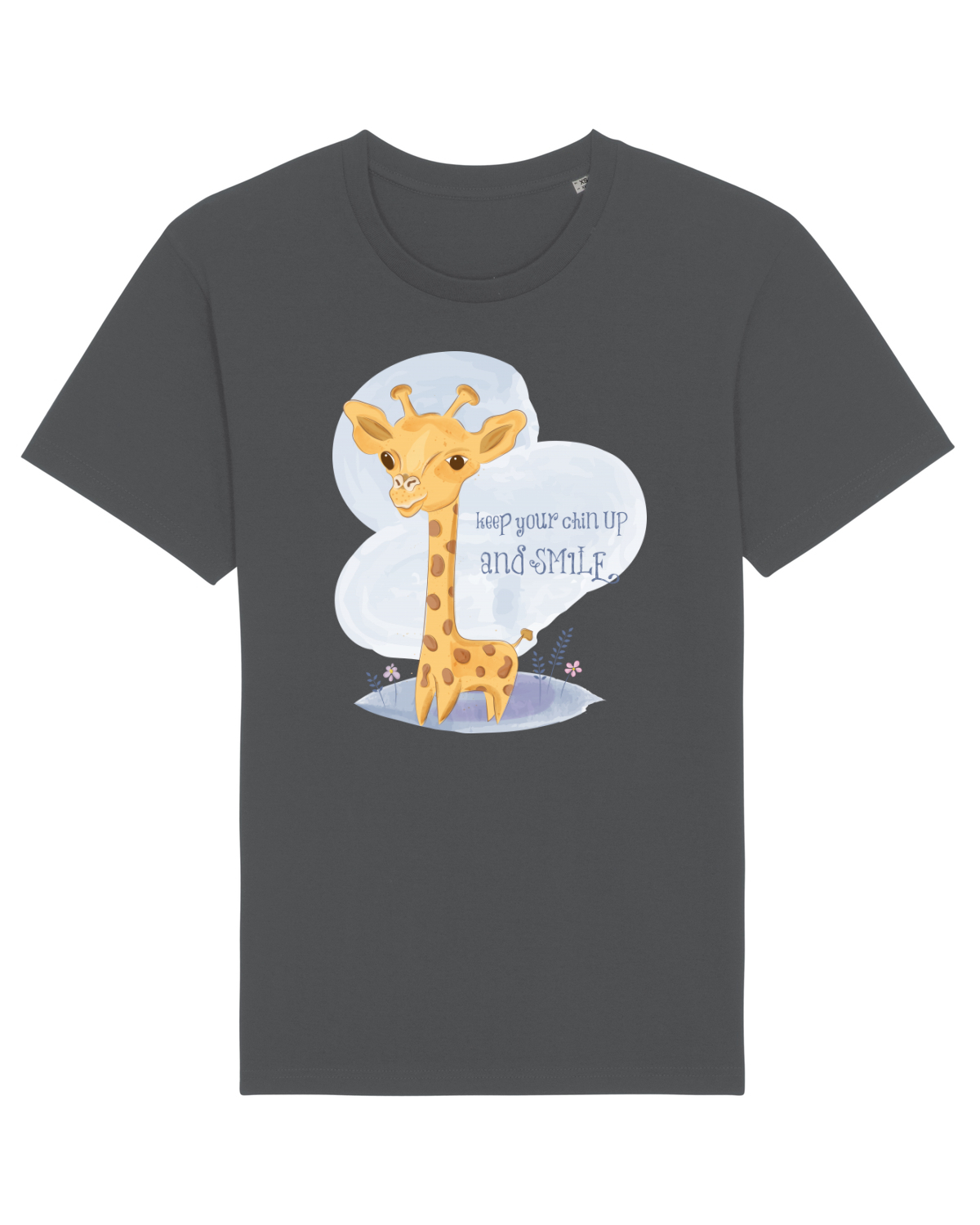 Tricou mânecă scurtă Unisex Rocker Anthracite