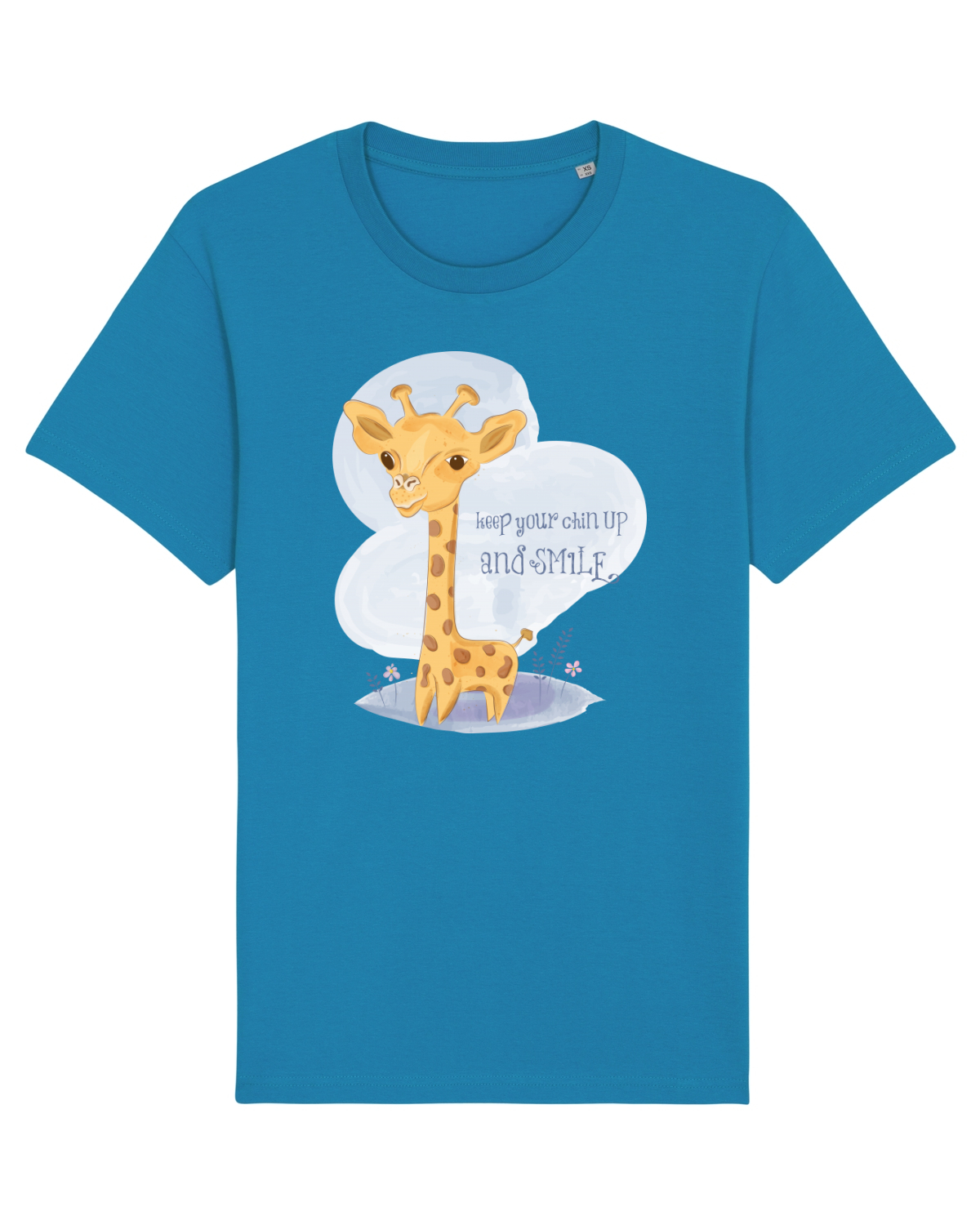 Tricou mânecă scurtă Unisex Rocker Azur