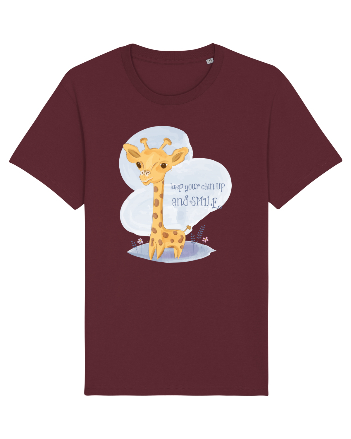 Tricou mânecă scurtă Unisex Rocker Burgundy