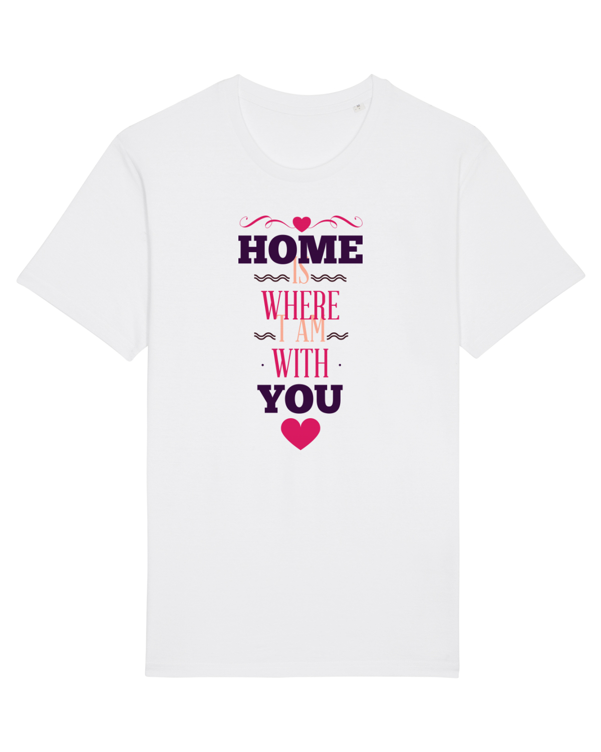 Tricou mânecă scurtă Unisex Rocker White