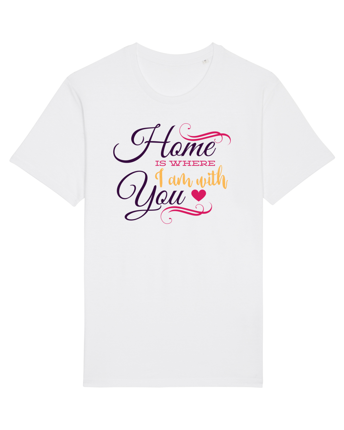 Tricou mânecă scurtă Unisex Rocker White
