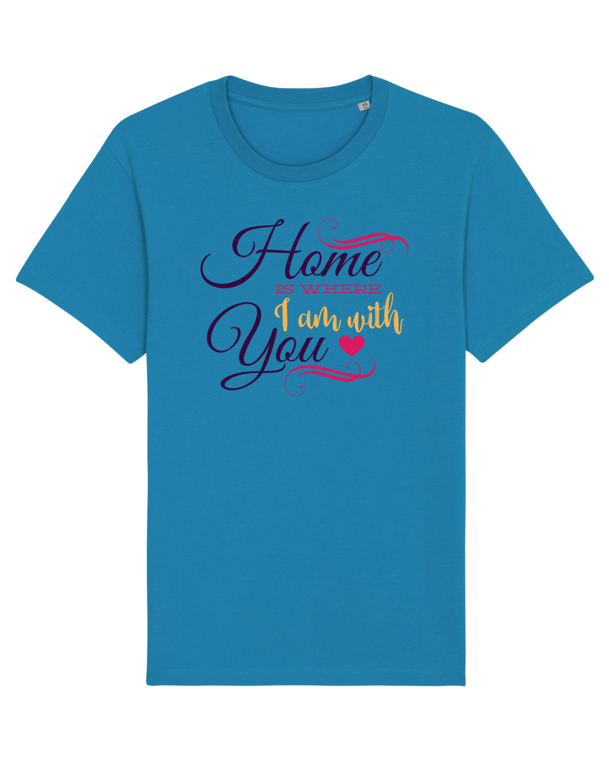 Tricou mânecă scurtă Unisex Rocker Azur