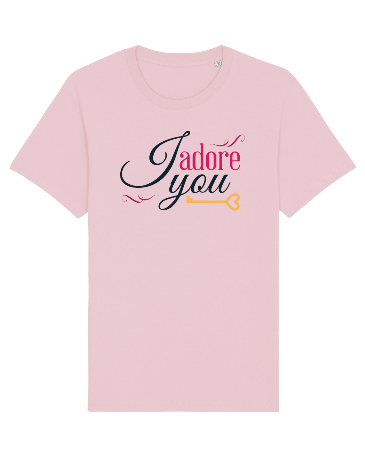 Tricou mânecă scurtă Unisex Rocker Cotton Pink