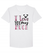 I love you Beary Much Tricou mânecă scurtă guler larg Bărbat Skater