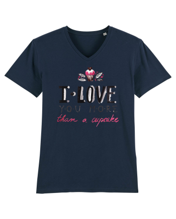 I love you more French Navy