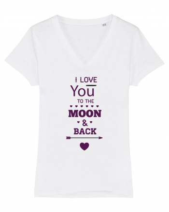 I love you to the moon and back White