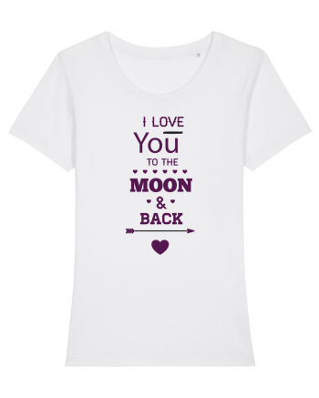 I love you to the moon and back White