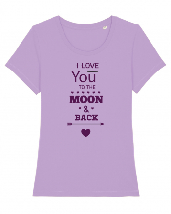 I love you to the moon and back Lavender Dawn