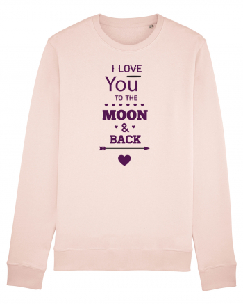 I love you to the moon and back Candy Pink