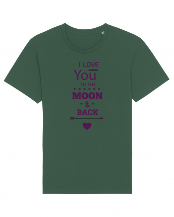 I love you to the moon and back Bottle Green