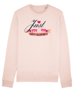Just you and Me on Valentines Bluză mânecă lungă Unisex Rise