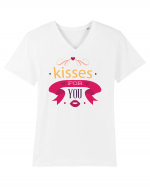 Kisses for you Tricou mânecă scurtă guler V Bărbat Presenter