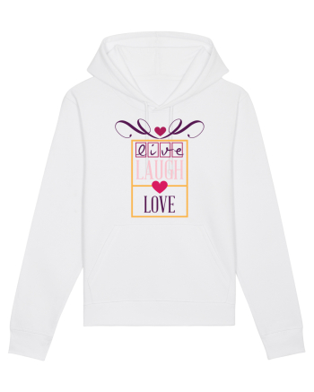 Laugh and Love White