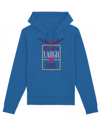 Laugh and Love Royal Blue