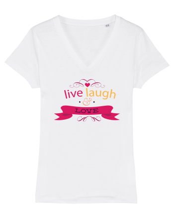 Live Laugh and Love White