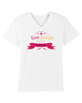 Live Laugh and Love White