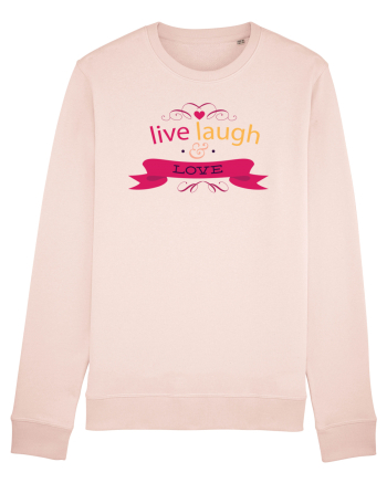 Live Laugh and Love Candy Pink