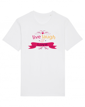 Live Laugh and Love White