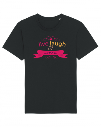 Live Laugh and Love Black