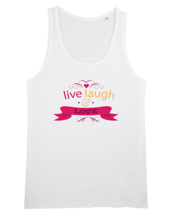 Live Laugh and Love White