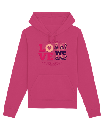 Love is all we need Pink Raspberry