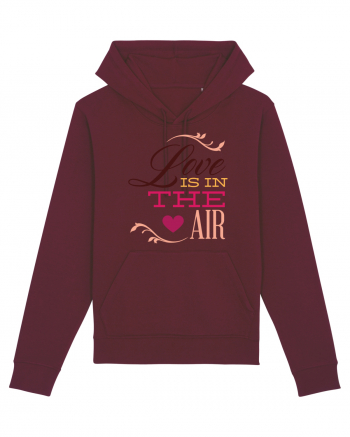 Love is in the Air Heart Burgundy