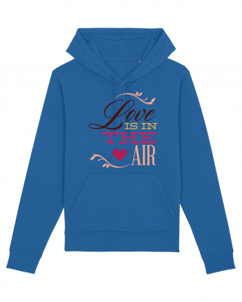 Love is in the Air Heart Royal Blue