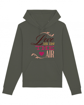 Love is in the Air Heart Khaki