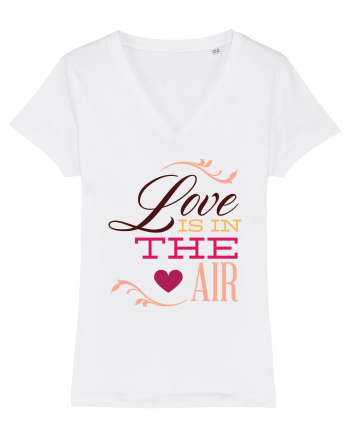 Love is in the Air Heart White