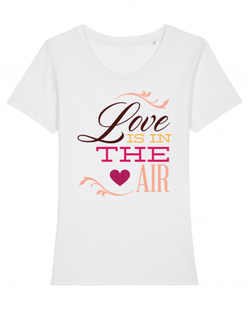 Love is in the Air Heart White