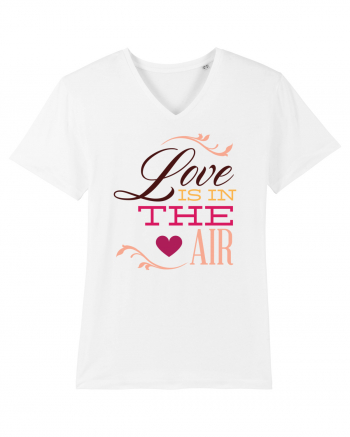 Love is in the Air Heart White