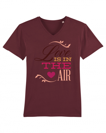 Love is in the Air Heart Burgundy