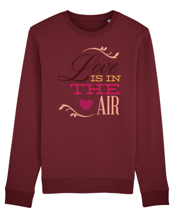 Love is in the Air Heart Burgundy