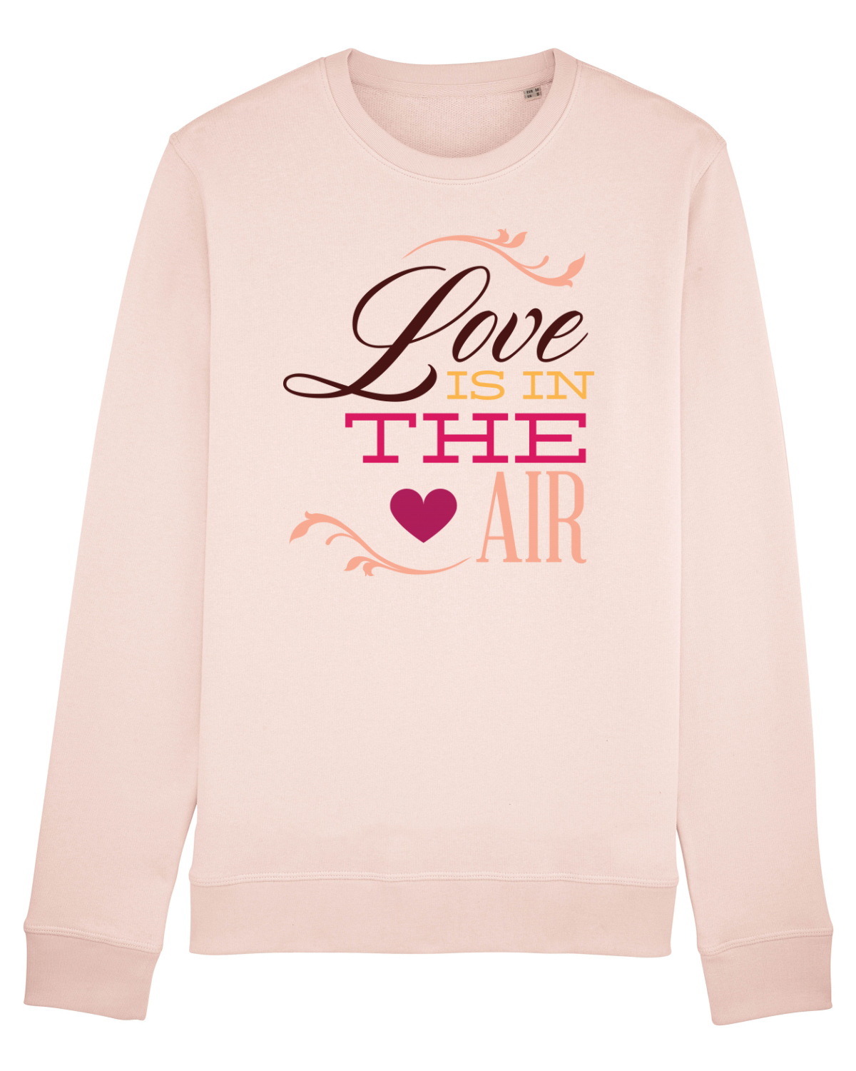 Bluză mânecă lungă Unisex Rise Candy Pink