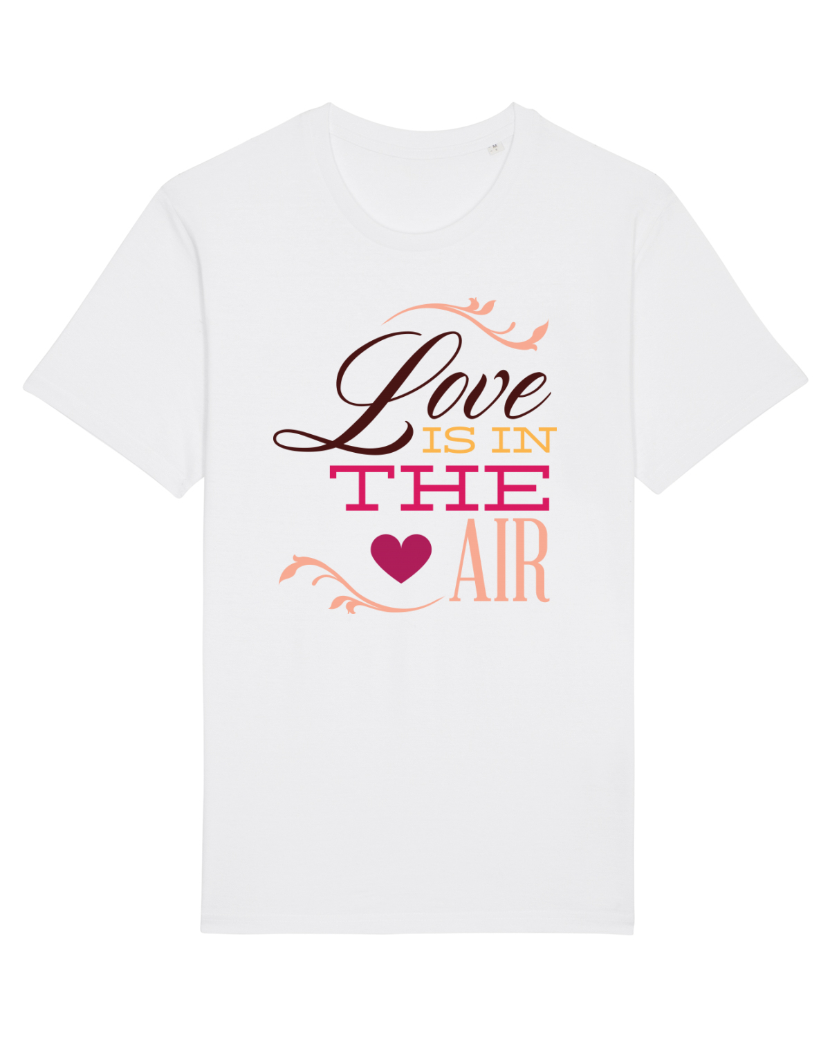 Tricou mânecă scurtă Unisex Rocker White