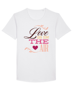 Love is in the Air Heart Tricou mânecă scurtă guler larg Bărbat Skater