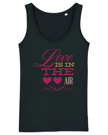 Love is in the Air Hearts Black