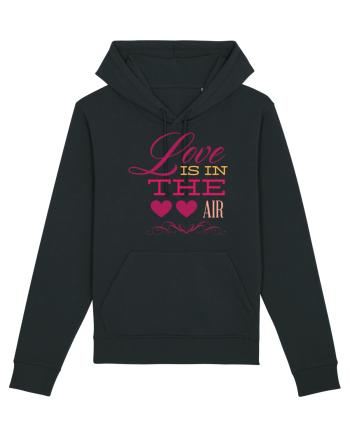 Love is in the Air Hearts Black