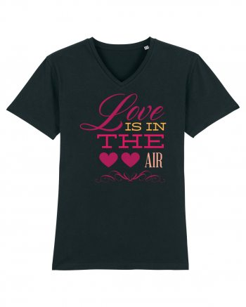 Love is in the Air Hearts Black