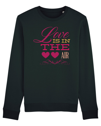 Love is in the Air Hearts Black