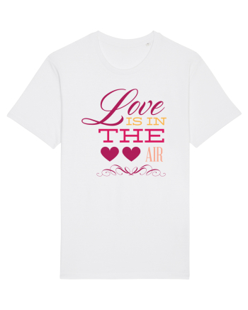 Love is in the Air Hearts White