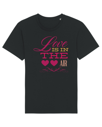 Love is in the Air Hearts Black