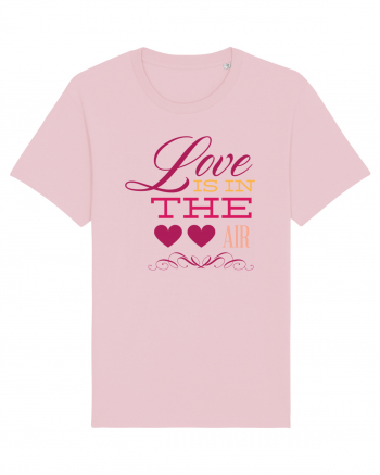 Love is in the Air Hearts Cotton Pink