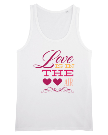 Love is in the Air Hearts White
