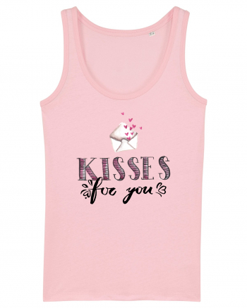 Kisses for you letter Cotton Pink