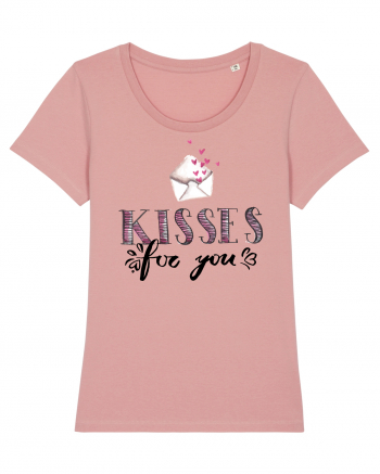 Kisses for you letter Canyon Pink