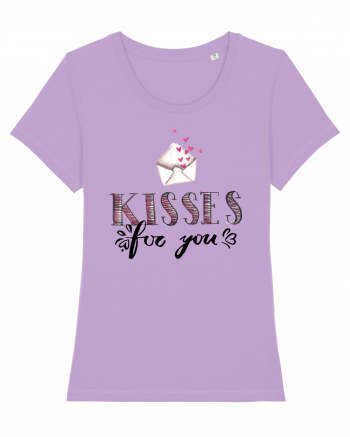 Kisses for you letter Lavender Dawn