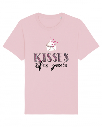 Kisses for you letter Cotton Pink